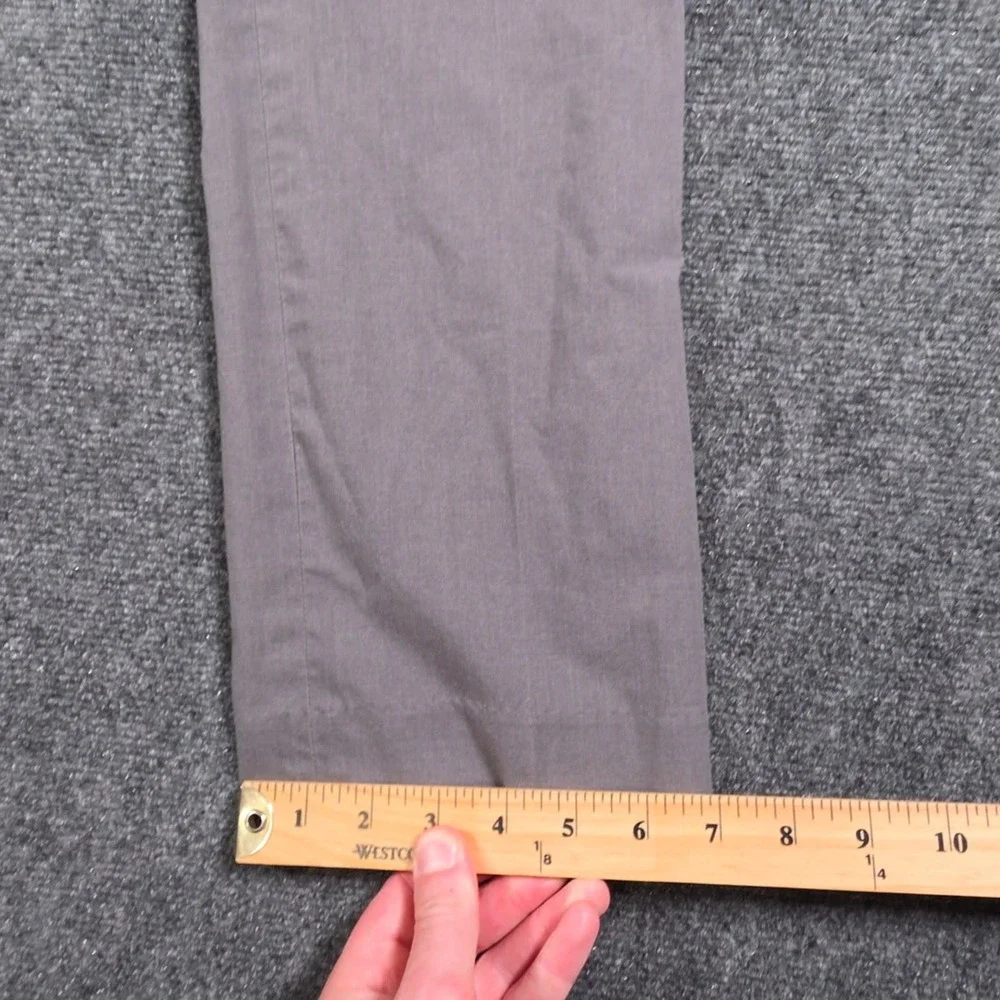 Polo Ralph Lauren Slim Fit Chino Pants Mens 34x34 Gray Flat Front Preppy